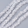 Transparent Glass Beads Strands EGLA-J146-4mm-NB01-1