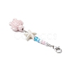 3Pcs Handmade Porcelain Pendant Decorations HJEW-JM03211-6