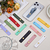 24Pcs 12 Colors Rectangle Silicone Phone Strap Grip Holder Finger AJEW-FH0008-81-4