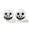 Halloween Themed Baking Paint Glass Beads Strands LAMP-L078-001A-2