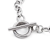 Religion Alloy Charm Bracelets BJEW-JB04647-4
