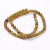 Natural Crackle Agate Stone Bead Strands G-R193-16-6mm-2