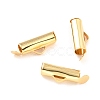 304 Stainless Steel Slide On End Clasp Tubes X-STAS-C044-07C-G-2