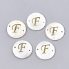 Freshwater Shell Links connectors SHEL-S274-22F-G-1