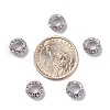 Alloy Rhinestone European Beads CPDL-H998-18-3