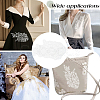 Flower Beading Lace Appliques DIY-WH0304-958-5