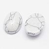 Synthetic Howlite Cabochons G-P215-10-13x18mm-1