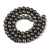 Natural Pyrite Beads Strands X-G-S249-01-6mm-2