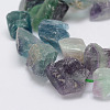 Raw Rough Natural Fluorite Bead Strands G-F403-01-3