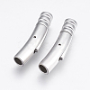 Tarnish Resistant 304 Stainless Steel Bayonet Clasps X-STAS-E427D-4P-1