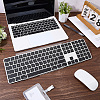 Acrylic Computer Keyboard Holder ODIS-WH20025-22A-02-4