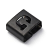 Ion Plating(IP) 304 Stainless Steel Square Slide Charms STAS-L132-20G-B-2