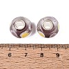 Handmade Lampwork & Brass Core European Beads LAMP-N044-04S-03-2
