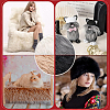 1Pc Artificial Wool Fabric for Christmas AJEW-GF0011-13D-4