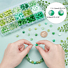 450pcs 15 Style Glass Beads GLAA-PH0001-54-5