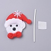 Bear Shape Christmas Cupcake Cake Topper Decoration DIY-I032-08-1