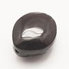 Carved Natural Obsidian Pendants G-G660-46-3