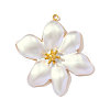 304 Stainless Steel Enamel Pendants STAS-OY003-04G-1