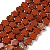 Natural Red Jasper Beads Strands G-B138-C06-01-2