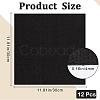 12Pcs Square Self-adhesion Polyester Carpet Tape DIY-CN0003-45B-2