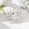 Brass Cuff Finger Rings for Women Men RJEW-U033-08P-2