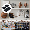 100Pcs 2 Styles PC Plastic Action Figure Display Pedestals ODIS-NB0001-66B-5