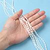 Imitation Jade Glass Beads GLAA-P001-08A-01-5