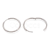Tarnish Resistant 304 Stainless Steel Needle with 201 Stainless Steel Ring Huggie Hoop Earrings EJEW-L256-02B-P-2