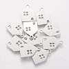 Tarnish Resistant 201 Stainless Steel Pendants STAS-Q201-T480-1