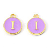 Golden Plated Alloy Enamel Charms LS-ENAM-S118-10I-1