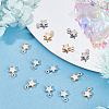 60Pcs 2 Colors Brass Charms KK-BBC0002-52-4
