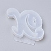 Letter DIY Silicone Molds X-DIY-I034-08X-2