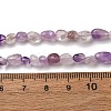Natural Purple Rutilated Quartz Beads Strands G-I389-A29-5