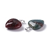 Natural Indian Agate Pendants G-G956-B18-FF-3