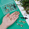 6 Sets 6 Colors Alloy Interlocking Clasps for Coat Down Jacket Sewing Accessories FIND-BC0014-21A-3