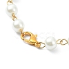 Glass Pearl Rosary Bead Necklaces NJEW-JN04340-5