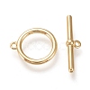 Brass Toggle Clasps X-KK-F820-07G-2