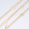 3.28 Feet Ion Plating(IP) 304 Stainless Steel Cable Chains X-CHS-E017-01G-1