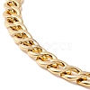 Ion Plating(IP) 304 Stainless Steel Curb Chains Necklace for Women NJEW-E155-01G-2