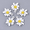 Spray Painted Alloy Pendants X-PALLOY-N0147-04-2