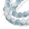 Crackle Glass Beads Strands GLAA-N009-10mm-06-3