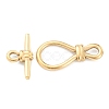 PVD Vacuum Plating 304 Stainless Steel Toggle Clasps X-STAS-B020-09G-2