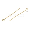 Brass Eye Pins KK-H502-02F-G-2