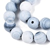Dyed Natural Agate Beads Strands X-G-Q606-45A-01-4