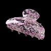 Transparent Floral Pattern Acrylic Claw Hair Clips PW23031332736-4