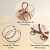 PP & PVC Plastic Imitation Wood Cross Stitch Embroidery Hoops DIY-WH20055-058B-02-6