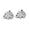 304 Stainless Steel Enamel Charms STAS-D018-05P-1