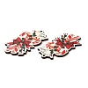 Single Face Printed Wood Big Pendants WOOD-D025-06-3