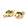 Brass Pave Cubic Zirconia Connector Charms KK-TAC0015-01G-05-3