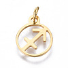 201 Stainless Steel Charms STAS-Q237-M003-8-4